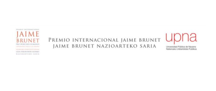 Premio Internacional Jaime Brunet a la promoción de los Derechos Humanos