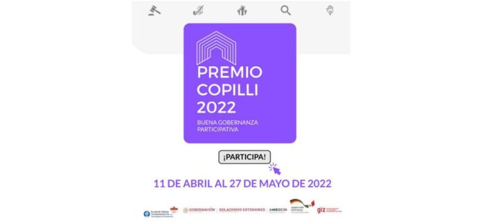 Convocatoria del Premio Copilli 2022 Buenas Gobernanza Participativa
