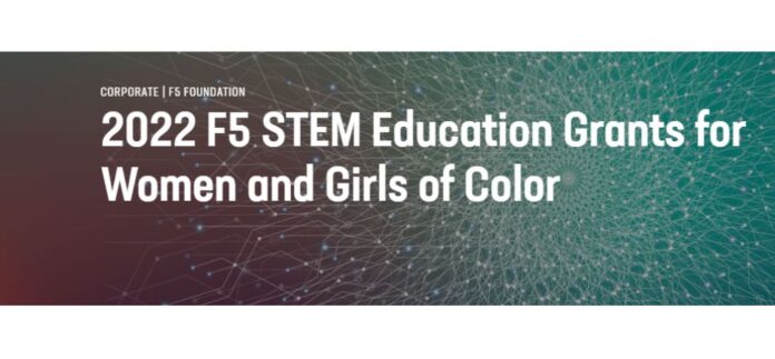 Convocatoria 2022 F5 STEM Education Grant para mujeres y niñas de color