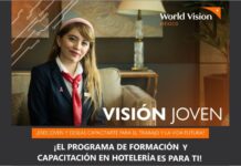 Convocatoria Programa de Formación y capacitación en Hotelería Visión Joven 2023