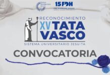 Convocatoria para el XV Reconocimiento Tata Vasco