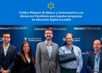 Celebra Walmart de México y Centroamérica una alianza con Tecmilenio para impulsar programas de educación digital accesible