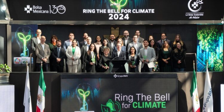 Grupo BMV impulsa un futuro sostenible para el mercado y el planeta con el “Ring the bell for climate”