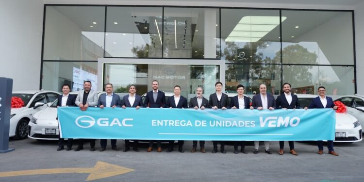 GAC méxico y Vemo entregan vehículos eléctricos para acelerar la movilidad limpia en México