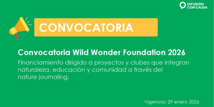 Convocatoria Wild Wonder Foundation Micro Grants 2026
