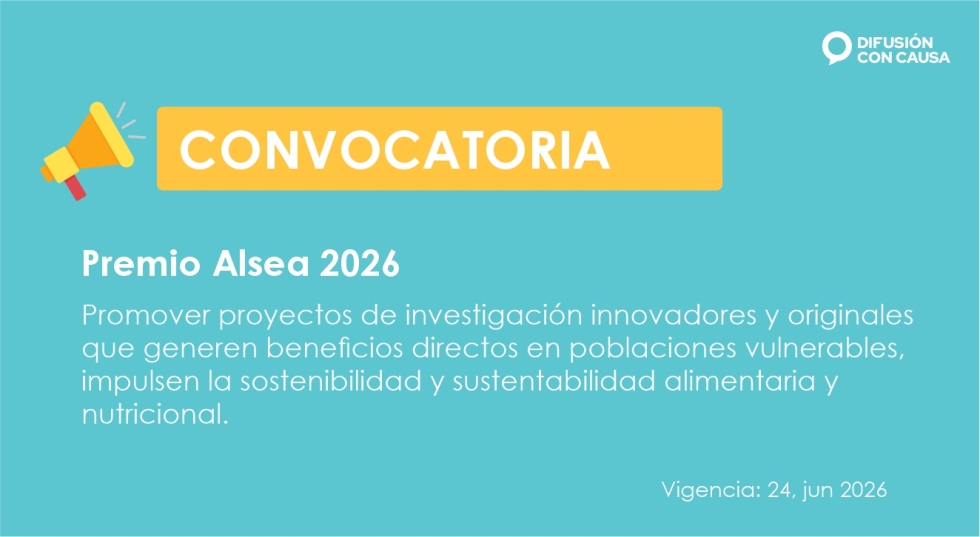 Convocatoria «Premio Alsea 2026»