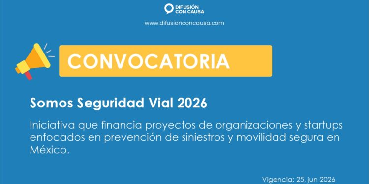 Convocatoria Somos Seguridad Vial 2026