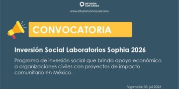 Convocatoria Inversión Social Laboratorios Sophia 2026
