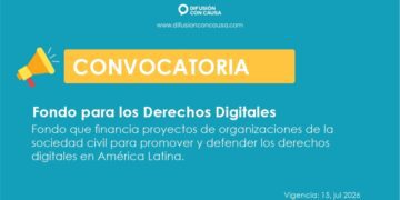 Convocatoria Fondo para los Derechos Digitales