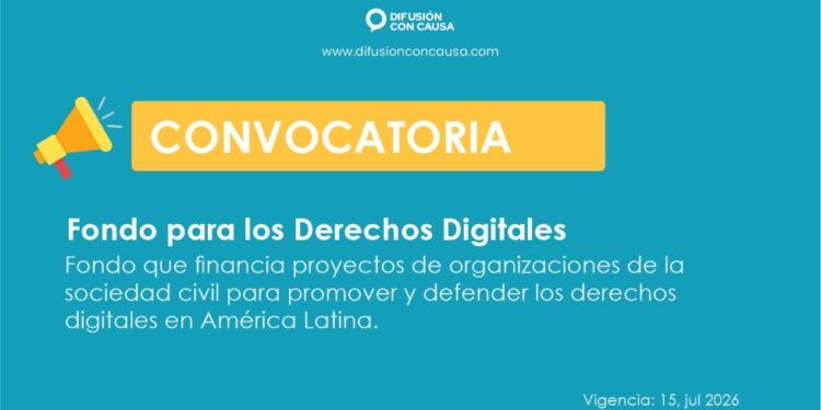 Convocatoria Fondo para los Derechos Digitales