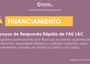 Financiamiento | Apoyos de Respuesta Rápida de FAU LAC