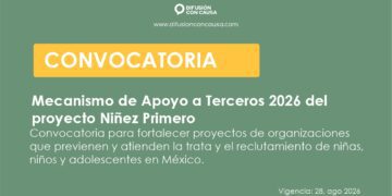 Convocatoria Mecanismo de Apoyo a Terceros 2026 del proyecto Niñez Primero