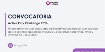 Convocatoria Active Play Challenge 2026