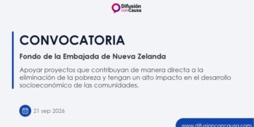 Convocatoria Fondo de la Embajada de Nueva Zelanda