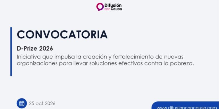 Convocatoria D-Prize 2026